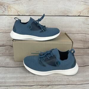Vessi Everyday Move Mens Sz 8 Waterproof Knit Shoes Sneakers Tide Blue